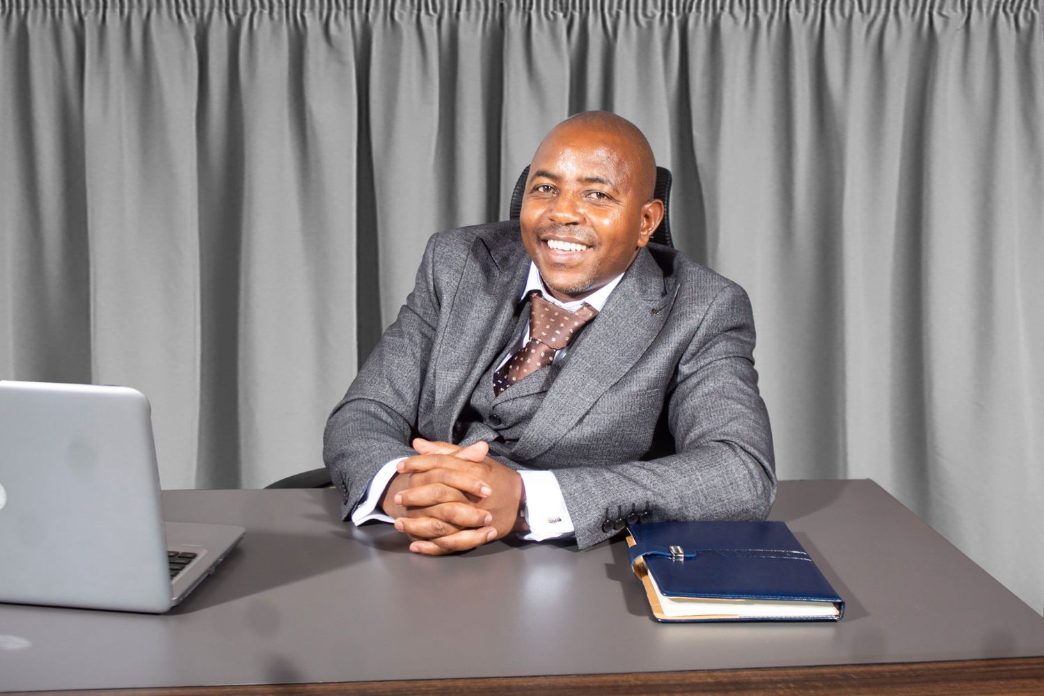A Marathon Logistics director at his desk
